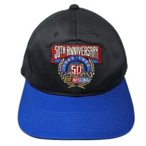 50th Anniversary Nascar Snapback Cap Multi OS Competitors View Vintage 1998
